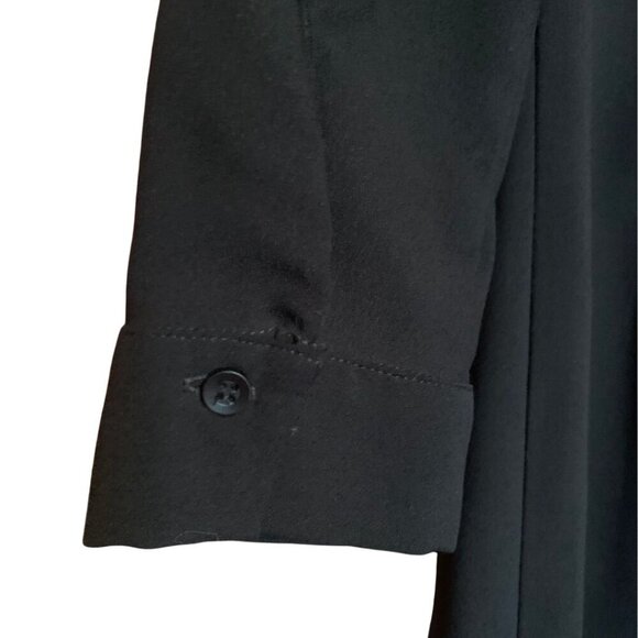 Topshop Black Button Shirt Dress Size 4 US / 8 UK - Picture 5 of 9